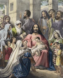 Le Christ bénissant les petits enfants